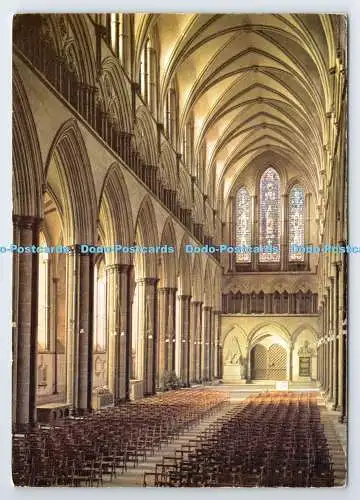 D338728 Kathedrale von Salisbury. Das Kirchenschiff. Walter Scott. Bradford
