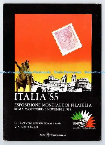 D338773 Italia. Esposizione Mondiale di Filatelia. Albatros. 1985