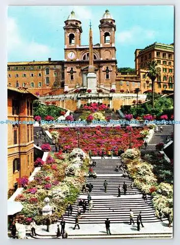 D338783 Roma. Spanienplatz und die Trinita dei Monti