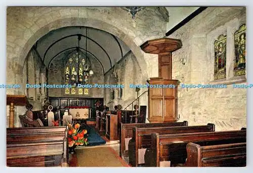 D336866 Pfarrkirche Brockenhurst. Innenraum. J. Arthur Dixon. Newport. I.W.En