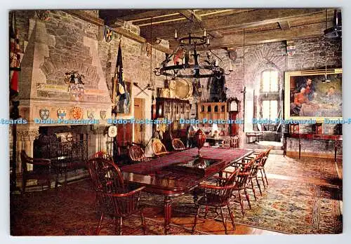 D336892 Dornie. Wester Ross. Eilean Donan Castle. Der Festsaal. J. Arthur
