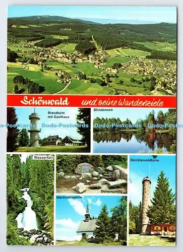 D3388850 Schönwald. Und Seine Wanderziele. Blindensee. H. Plamper. Fotoprint. Mul