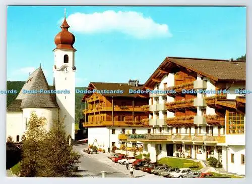 D33853 Winter und Sommererholungsort. Achenkirch am Achensee. Alpine Luftbild
