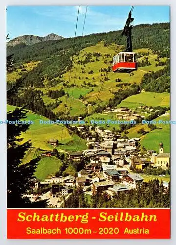 D33854 Österreich. Saalbach. Schattberg. Seilbahn. Haidinger