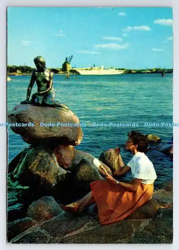 D338866 Kopenhagen. Langelinie. Die kleine Meerjungfrau