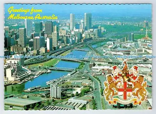D3388876 Grüße aus Melbourne. Australien. Victoria. Nucolorvue