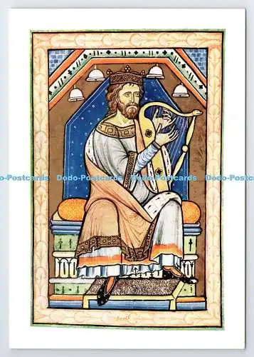 D336938 The British Library. David spielt Harfe. Psalter. Of Westminster Abb