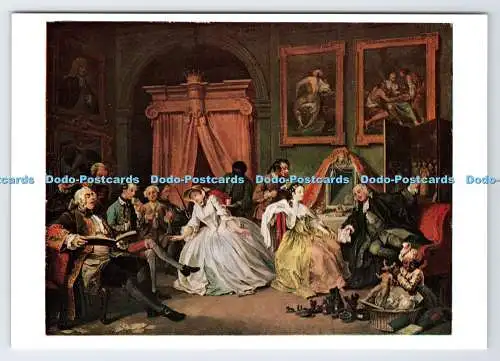 D336954 Nationalgalerie. Hochzeit a la Mode. The Countess Morning Levee. Hogart