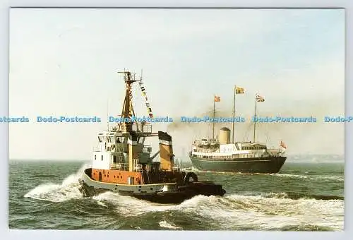 D33894 Bramley Moore Attending H. M. Y. Britannia. Das Alexandra-Abschleppen. Obwohl