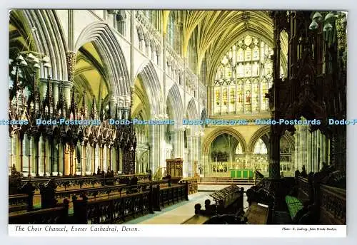 D336958 Devon. Kathedrale von Exeter. Der Chorchor. John Hinde. E. Ludwig
