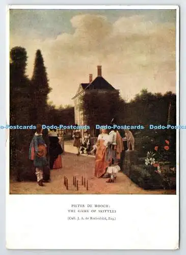 D336961 Das Kegelspiel. Pieter de Hooch. J. A. De Rothschild. Die Medici S