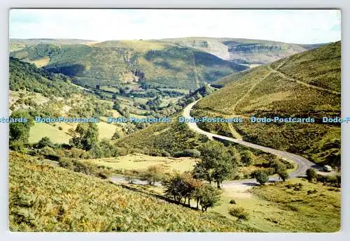 D336966 Denbighshire. Der Hufeisenpass in der Nähe von Llangollen. J. Arthur Dixon