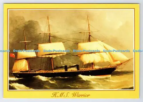 D336987 H.M.S. Warrior. The Warrior Association. J. Arthur Dixon. F. Tudgay
