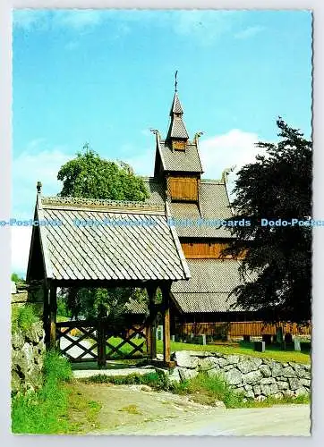 D338980 Norwegen. Stabkirche Hoprekstad Sognefjord. Pro Ingar