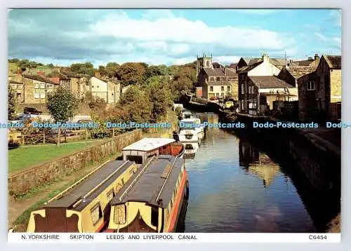 D338994 N. Yorkshire. Skipton. Leeds und Liverpool Canal. Richter. C. 6454