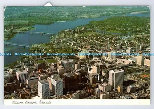 D337060 Kanada. Ottawa. Ontario. Luftaufnahme der Landeshauptstadt. Peter Heiler