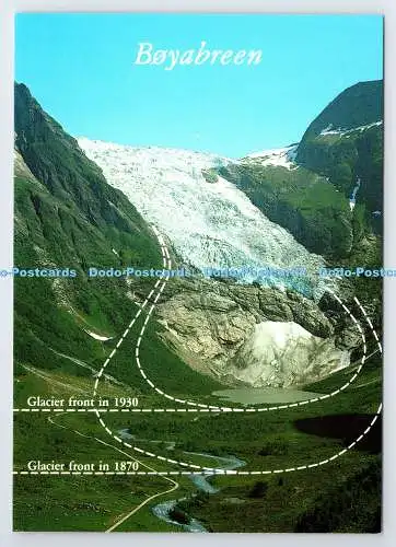 D339011 Norge. Boyabreen. Fjaerland. Sogn. Normann