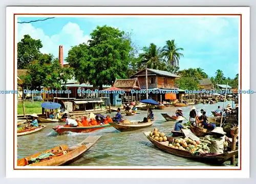 D337080 Floating Market. Wat Sai in der Nähe von Bangkok. In Thailand. Phornthip Phatana