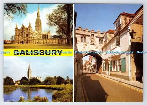 D339031 Salisbury. Das Nordtor. J. Arthur Dixon. Multi View