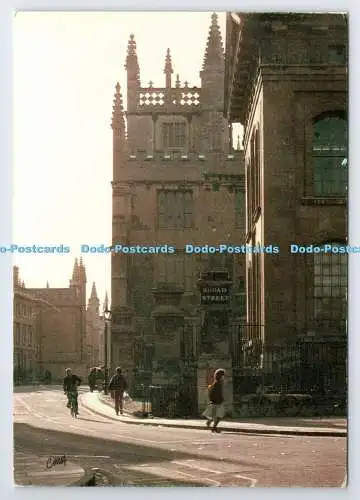 D337086 Oxford. Die Ecke Broad Street und Catte Street. Mit dem Bodleian L