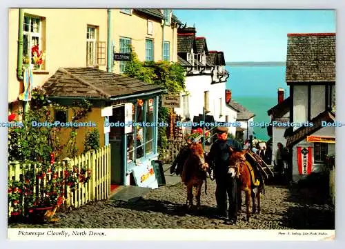 D339038 Malerische Clovelly. North Devon. John Hinde. E. Ludwig