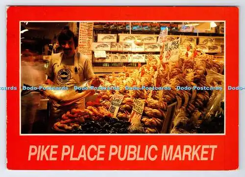 D337092 Seattle. Washington. Pike Place Public Market. Smith Western. Italcards.