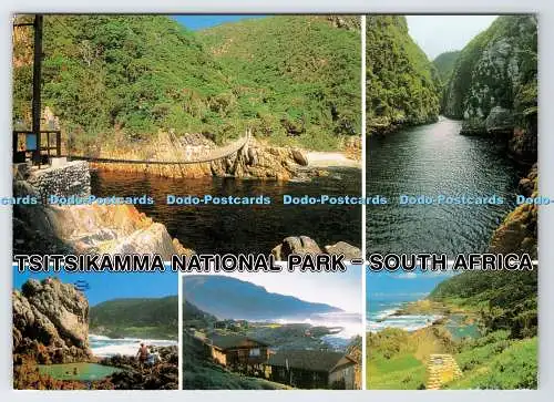 D339051 Südafrika. Tsitsikamma Nationalpark. Die Hängebrücke über die