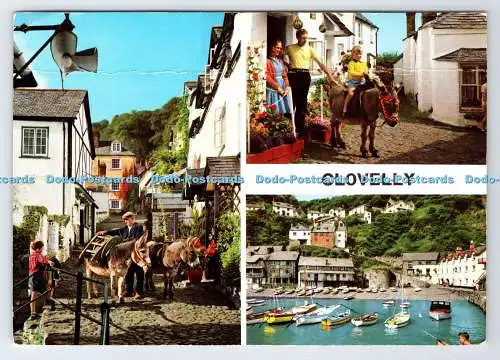 D339082 Clovelly. John Hinde. 1968. Multi View