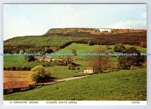 D337136 N. Yorkshire Moors. Kilburn White Horse. Richter. C. 6936
