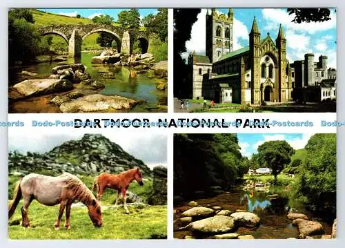 D337154 Dartmoor Nationalpark. Buckfast Abbey. John Hinde. E. Nagele. Multi Vie
