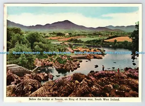 D339116 Südwestirland. Unterhalb der Brücke bei Sneem auf Ring of Kerry Tour. Kil