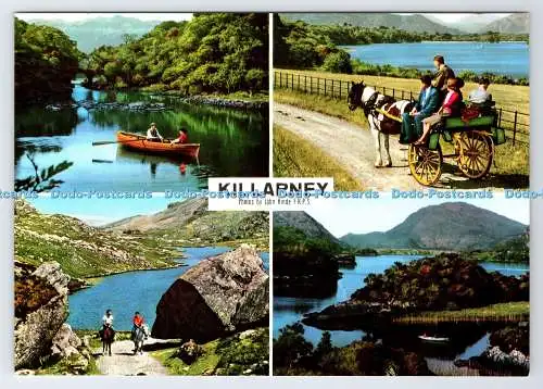 D339119 Killarney. Boot am See. John Hinde. Multi View