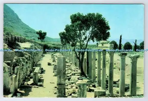 D337168 Türkei. Efes. Ein Blick von Agora. Marktplatz. Kostem Yayinevi Kartpost