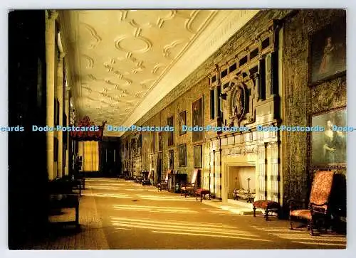 D337171 Derbyshire. Hardwick Hall. The Long Gallery. Larkfield Printing. Graham