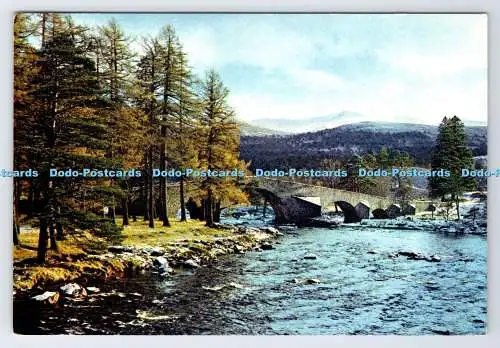 D339147 Aberdeenshire. Auld Bridge o Dee im Winter. J. Arthur Dixon. Inverness.