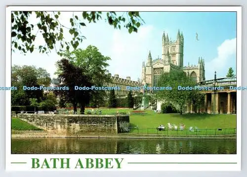 D339153 Bath Abbey. Die Abtei und Parade Gärten. Unichrome