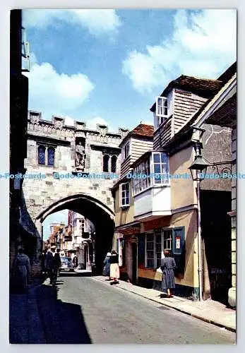 D337205 Salisbury. The High Street Gate. J. Arthur Dixon. Newport. I.W. England