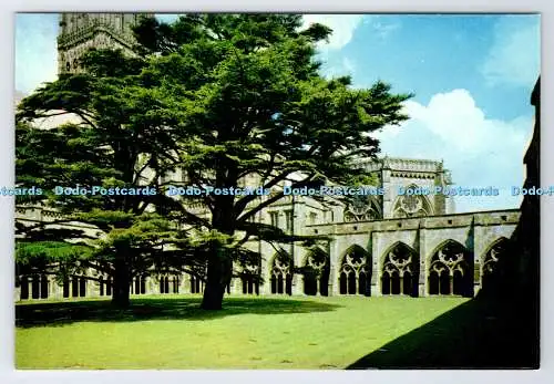 D337211 Kathedrale von Salisbury. Der Kreuzgang. J. Arthur Dixon. Newport. I.W. Engl