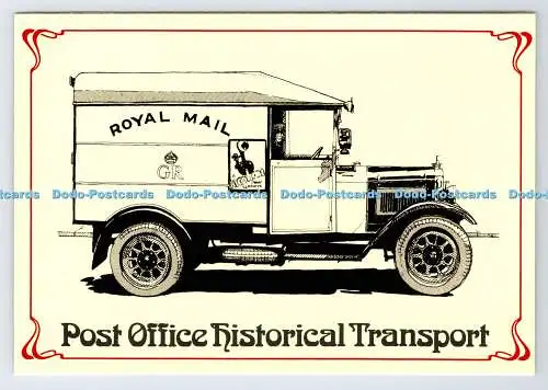 D339175 Royal Mail. Post historischer Transport. Morris Commercial Van. Cla