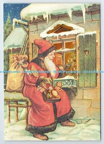 D339200 Weihnachtsmann. zu Hause sitzen. Irenco Robert Bier