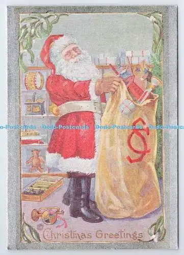 D339201 Weihnachtsgrüße. Weihnachtsmann. Irenco Robert Bier
