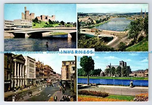 D337244 Inverness. Das Schloss und die Ness Bridge. J. Arthur Dixon. Multi View