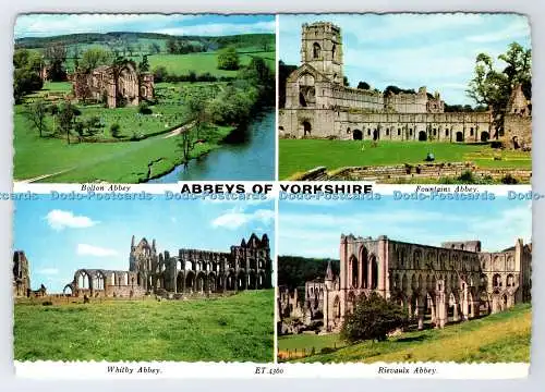 D337257 Abbeys of Yorkshire. Bolton Abbey. Valentinstag. 1968. Multi View