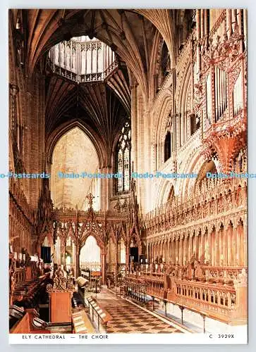D337260 Ely Cathedral. Der Chor. Richter. C. 3929. X