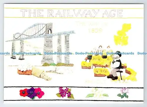 D339264 Der Tregellas Wandteppich. Das Eisenbahnzeitalter. Jahrhundert Litho. Ken Holland