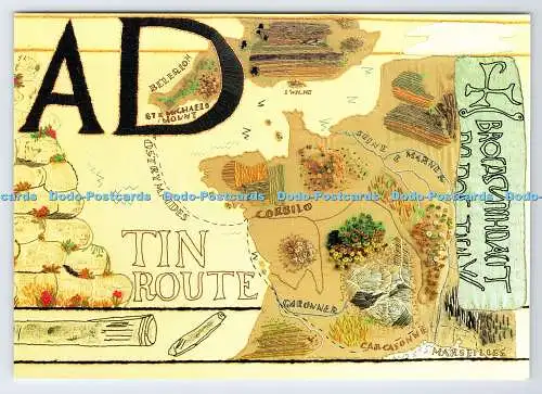 D339265 Der Tregellas Wandteppich. Blechroute. Jean Shapland. Jahrhundert Litho. Ken Hol
