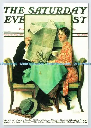 D339270 Der Frühstückstisch. Classico San Francisco. The Curtis Publishing. Norm