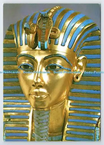 D337318 Treasures of Tutanchamun. Die goldene Maske. George Rainbird
