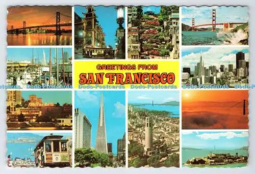D339280 Grüße aus San Francisco. Smith Neuheit. Die Continental Card. Mike