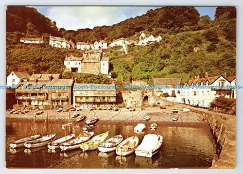 D339295 Clovelly. Hafenblick. Richter. C. 2666. X
